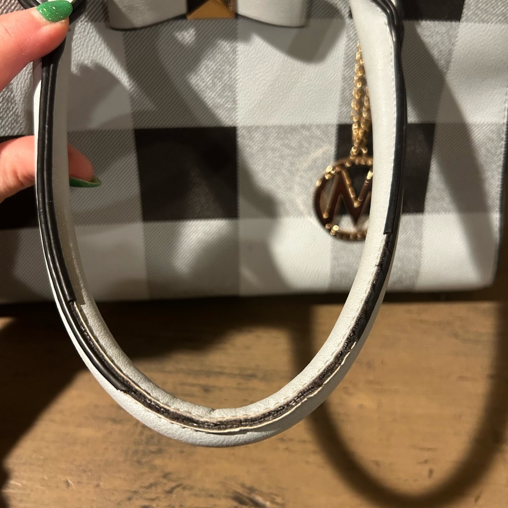 MKF Collection Cute Checkered Handbag - Picture 5 of 6